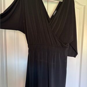 Express Black Long Sleeve Dress